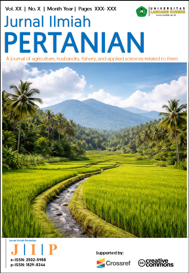 Cover image of Journal Ilmiah Pertanian